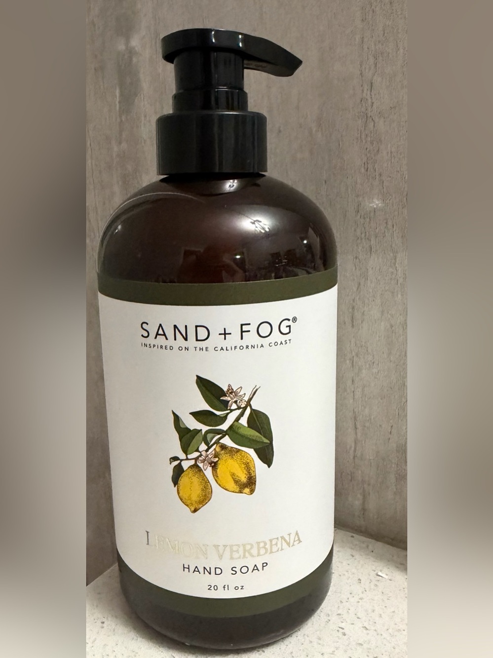 ✨NEW✨ Sand + Fog: Hand Soap- Lemon Verbena (591mL- plastic bottle)